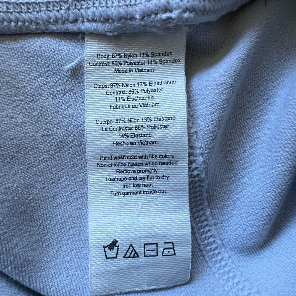 Alo Yoga Moto Leggings in Light Gray Sz Small